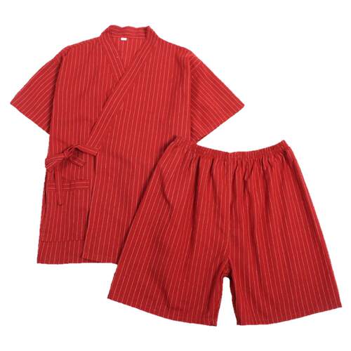 纯棉汗蒸服开衫女韩版套装浴服情侣家居和服男大码高档桑拿服按摩