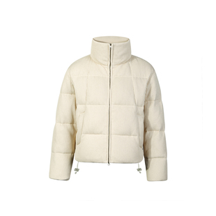 GuukaTech机能正肩90绒短款面包羽绒服女 高领蓬松保暖仿羊毛外套