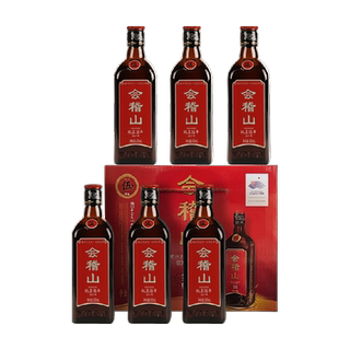 会稽山绍兴黄酒纯正五年陈花雕酒半干型500ml*6瓶加饭酒整箱
