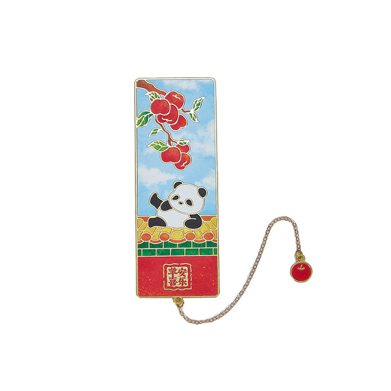 熊猫金属书签精致教师节纪念品