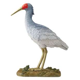 铜师傅 铜摆件《铜师傅百鸟集》之朱鹮 家居饰品 桌面铜鸟摆件