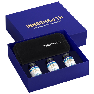【自营】innerhealth澳洲AKK身材代谢管理益生菌3瓶礼盒装旧包装