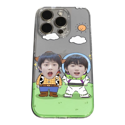 可爱刘耀文宋亚轩手机壳适用苹果17promax全包华为荣耀小米15软壳OPPOReno系列真我一加VIVO全包卡通保护壳