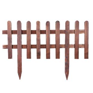 栅栏花园围栏防腐木栅栏门庭院户外篱笆木栏杆花园小院子隔断阳台