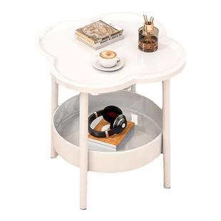 网红现代简约轻奢奶油风边几小桌子茶几可移动卧室床头柜沙发边柜