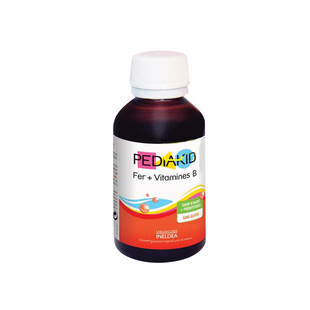 复合维他命补铁B组现货法国正品PEDIAKID佩迪克儿童婴儿补铁125ml