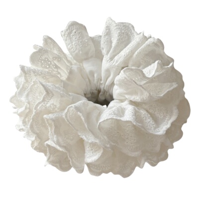 娜扎同款纯棉荷叶边肥肠圈