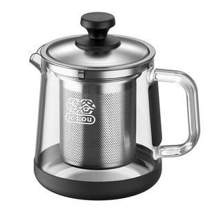 吉谷小青柑专用泡茶壶玻璃耐高温茶水壶茶水分离冲茶器小皿TY19