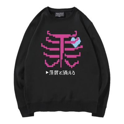 哭泣少女乐队圆领卫衣动漫