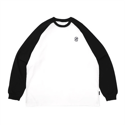 STA旗舰店秋冬季基础刺绣星际魔术插肩长袖男女美式重磅纯棉卫衣