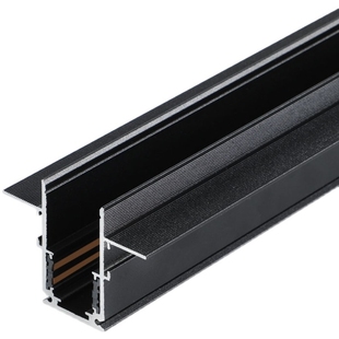 磁吸轨道灯嵌入式暗装轨道槽导轨射灯客厅家用无主灯照明泛光灯