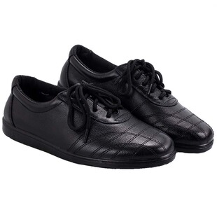 红棉太极鞋男真皮练武术练功女软牛皮陈家沟女鞋功夫运动春秋透气