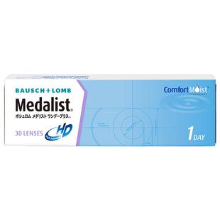 博士伦Medalist近视隐形眼镜日抛透明30片水凝胶官方旗舰店