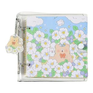 卡通10X10活页明星明信片方卡收纳册油画棒作品收藏爱豆小卡收集