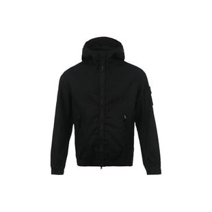 【自营】STONE ISLAND石头岛男士标识袖章纯色连帽拉链夹克外套