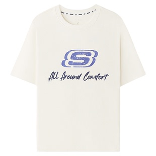 斯凯奇2026年春季男女款潮流短袖T恤