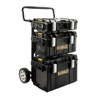 得伟磐石工具箱大号加厚耐磨工业级可堆叠组合五金收纳箱手提箱