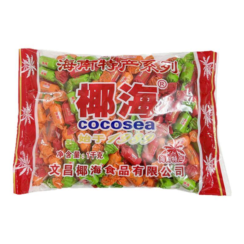 椰海海南特产传统椰子糖1000g