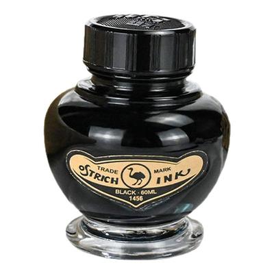 鸵鸟墨水1456钢笔墨水纯黑非碳素