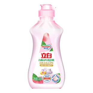 立白APG白桃洗洁精清新去油祛异味不伤手无残留可洗果蔬家庭用