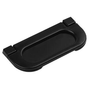 现代简约明装隐形式拉手锌合金抽屉把手实心免打孔翻盖式银色扣手