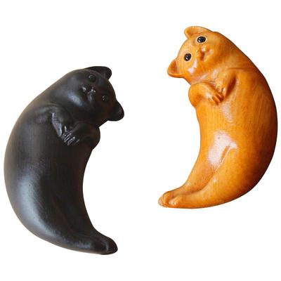 檀木圣杯可刻字定制礼物