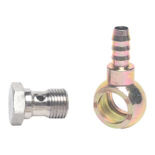 banjo鱼眼供油螺丝M16*1.5转8MM to barb 油泵转接倒钩宝塔接头