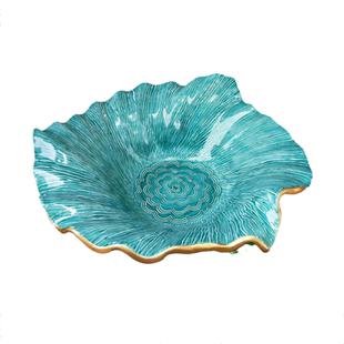 高端树脂刺身盘创意百合花盘海鲜姿造鱼生拼盘自助餐具果盘凉菜盘