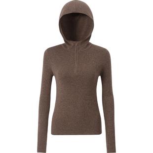 本来BENLAI女士半拉链连帽针织衫内搭修身上衣25秋新款BNT950005