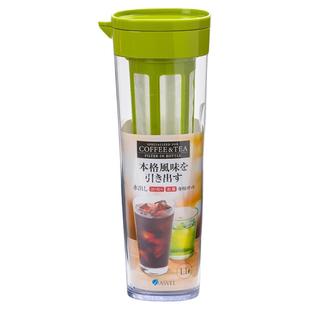 ASVEL冷水壶大容量日式凉水杯耐高温家用防爆1.1L