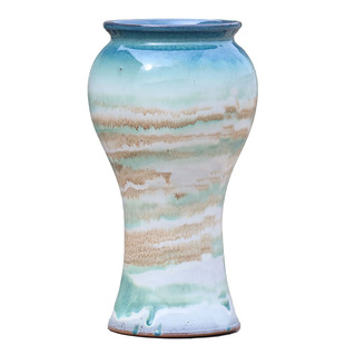 高筒悬崖三角梅飘枝盆多肉花盆大号鱼尾盆陶瓷透气粗陶九尾狐花盆