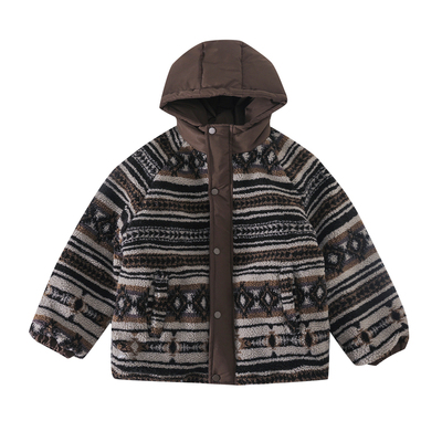 男童毛毛衣外套秋冬款2025