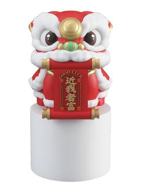 树脂装饰国潮客厅醒狮摆件