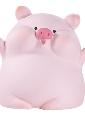 猪囡囡大号存钱罐桌面客厅家居装饰小摆件儿童生日礼物树脂工艺品