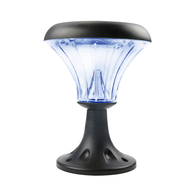 太阳能柱头灯室外庭院别墅围栏灯防雨led智能光控户外围墙柱子灯