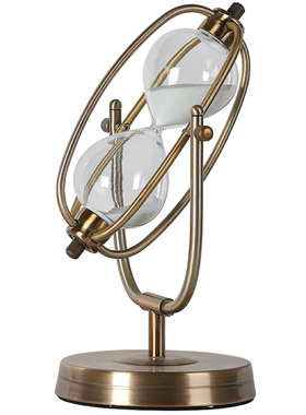 金属沙漏计时器北欧风格客厅书房