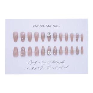 儿童穿戴甲女童2026新年款学生假美指甲贴片显白中长短款10岁96岁