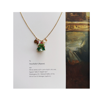 节日限定圣诞树新年礼物项链