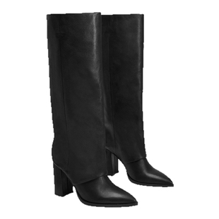 [王紫璇同款]Steve Madden思美登BORDERLINE女靴粗跟高筒裤管靴