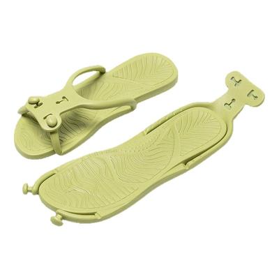 可折叠旅行出差拖鞋女夏季轻便静音室内居家情侣酒店便捷式拖鞋男