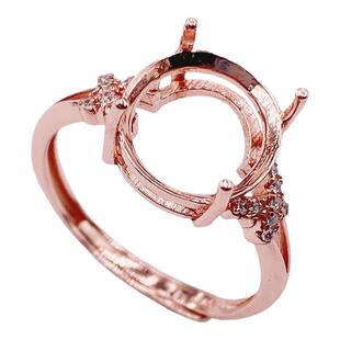 简约百搭S925银戒托镶嵌椭圆形6*7 7*8  9*10 10*11mm戒指空托