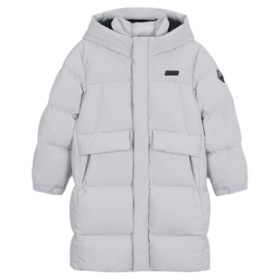 NEPA耐葩户外25秋冬新品童装儿童羽绒服男女童连帽长款KLF2001