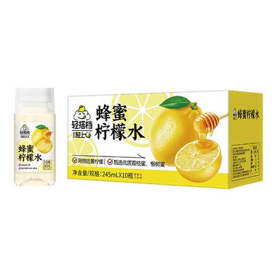 轻上轻搭档柠檬蜂蜜水开盖即饮