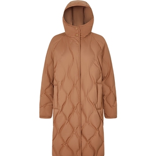 【大码鹅绒】波司登奥莱羽绒服女士商务时尚显瘦连帽中长款保暖