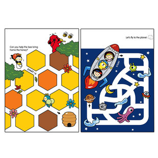 幼儿园宝宝益智找走迷宫图纸书儿童专注力思维视知觉能力训练教具