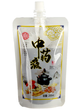 中药液体包装袋中药液吸嘴袋
