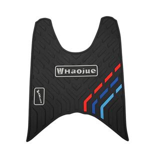 适用豪爵踏板摩托车虎鲨VX125脚踏板防滑橡胶垫HJ125T-52脚垫改装