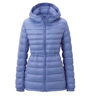 轻薄羽绒服女中长款秋冬季时尚轻便收腰显瘦排骨薄款大码90白鸭绒