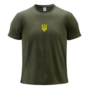 夏季军迷U17乌克兰Ukraine短袖T恤印花纯棉特种兵圆领半袖男上衣