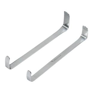 上海金钟组织拉钩不锈钢皮肤拉钩甲状腺拉钩板式双头直角拉钩医用